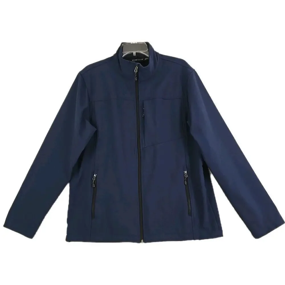 Swisstech ~Men's Size M (38-40)~ Navy Blue Zip-Up Windbreaker Jeacket.